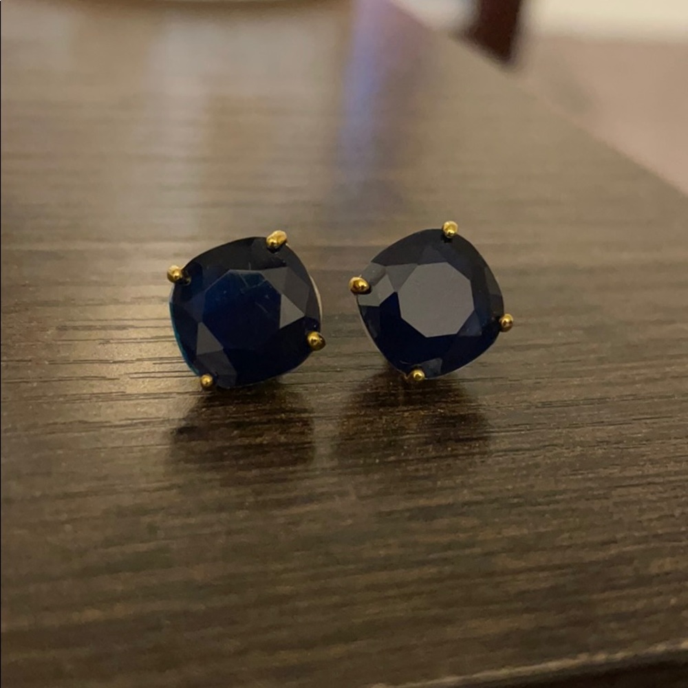 Blue Kate spade stone earrings